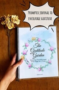 Gratitude Journal with Prompts Thankfulness Writing Prompts Flowers