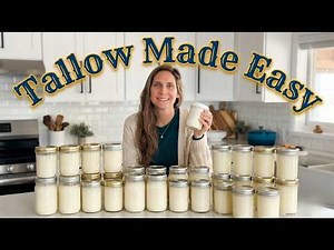 How to Make Tallow Odorless and White (Step-by-Step)