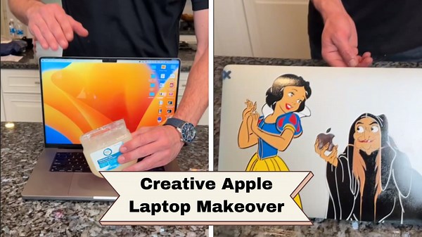 Creative Apple Laptop Makeover | Fresh New Look
