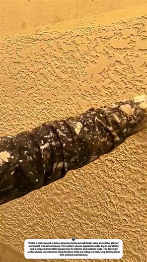 Amazing Textured Wall Plaster Finish | Decorative Stucco Wall Technique