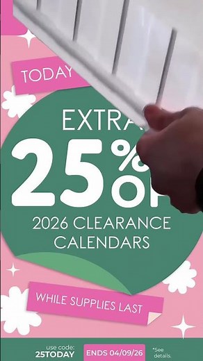 This Calendar Sale Is Getting Out of Hand 😂 | Extra 25% Off 2026 Calendars