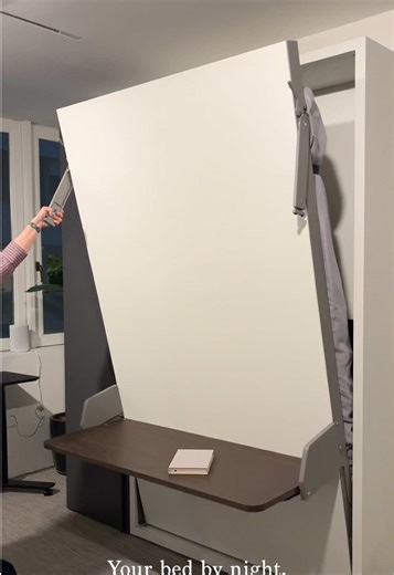 Maximize Space with a Wall Bed and Integrated Desk