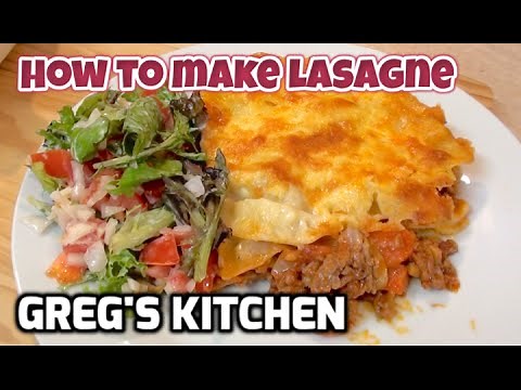 HOW TO MAKE LASAGNA - Easy Fun Recipe - Greg's Kitchen