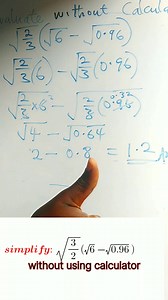 Solution to the surd question I posted earlier. #withoutcalculator #radicals #surd #math #mathematics #rationalization #simplification | MATH with ISH | Facebook