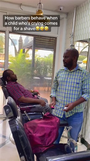 How Barbers Handle Crying Children During Haircuts