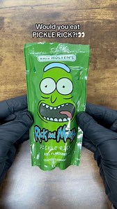 🧪🥒🤣Would you eat PICKLE RICK?!🤣🥒🧪 #reels #viral #satisfying #asmr #explorepage #candies #funny | Poppin Candy