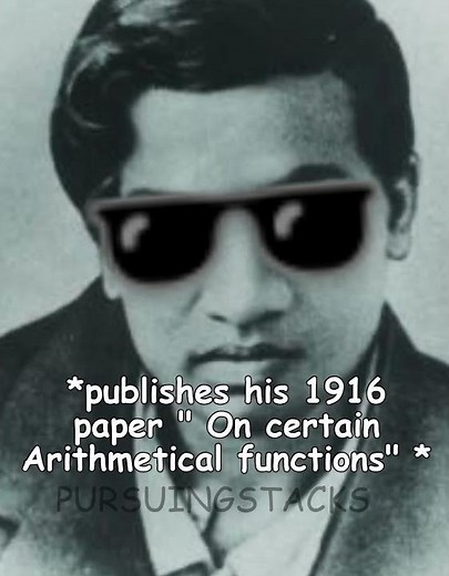 The man who knew congruences between Modular forms. #nationalmathematicsday #srinivasaramanujan