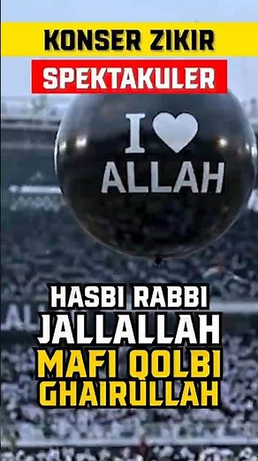 Hasbi Rabbi Jalllallah | Konser Zikir SPEKTAKULER! #shorts