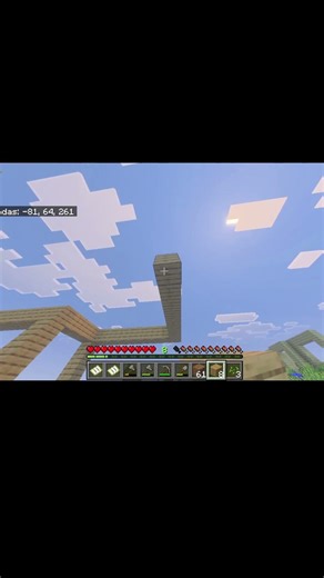 A VER QUE HAGO DE CASA XD #minecraft #bedrock #minecraftshorts #shorts