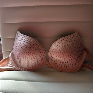 Victoria's Secret Push up bra with rhinestones