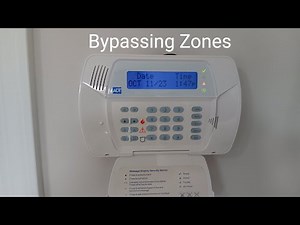 How to: Bypass zones on an ADT Impassa