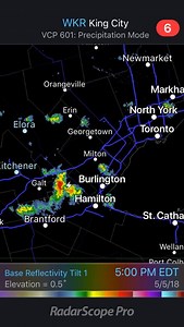 Non-severe thunderstorms moving towards Hamilton and Burlington. Nothing fancy, just a light show and heavy rain. :) | Instant Weather Ontario