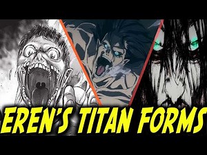 ALL EREN YEAGER Titan Forms and Abilities EXPLAINED | Attack on Titan