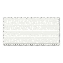 Back To School ABC Handwriting Stencil