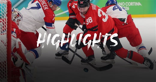 Olympia 2026 - Eishockey: Kanada muss im Viertelfinale gegen Tschechien in die Overtime zum Sieg - Highlights