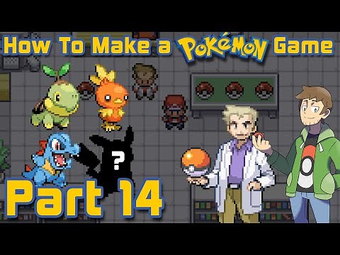 How To Make A Pokémon Game - Part 14: Choosing Starter Pokemon