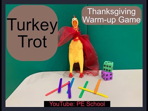 P.E. Thanksgiving Game: "Turkey Trot Warm-up"