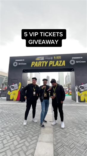 5 VIP TICKETS for Comic Con 2022 for free!! 🎉5 Random winners will be announced tonight!! Makesure you comment down below, follow @MEFCC #comiccon