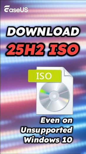 Download 25H2 ISO and Upgrade (Even on Unsupported Windows 10 PC) #windowstips
