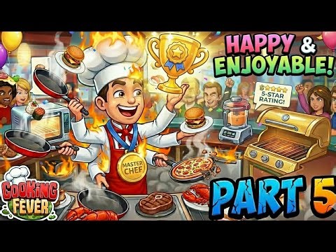 NEW Achievement UNLOCKED 😱🔥 Crazy Rush Continues! | Cooking Fever Part 5