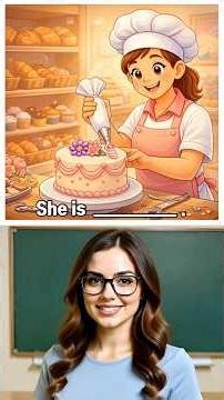 Jobs Vocabulary with Sentences – English for Beginners