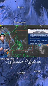 4 Day Weather Forecast - September 30 - October 3, 2025 Courtesy: DOST-PAGASA #maginghandaatligtas Ang Panahon ay nagbabago Mag-ingat po tayo! | Weather Updater
