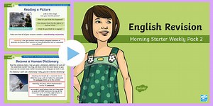 SATs: English Revision Morning Starter Weekly PowerPoint Pack 2