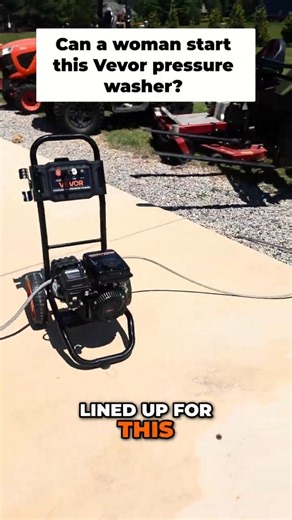 Vevor Pressure Washer: Can anyone Start It? #pressurewashing #vevor #girlpower #diy #start #chinese