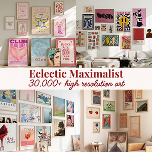 Eclectic Maximalist Gallery Wall Art: 30000  Printable Designs (digital Download) - Etsy