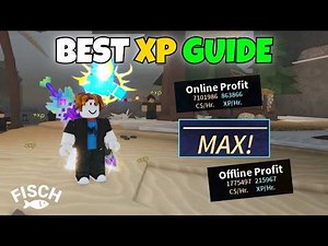 HOW TO FARM XP FAST In FISCH - REACH MAX LEVEL FAST! Roblox
