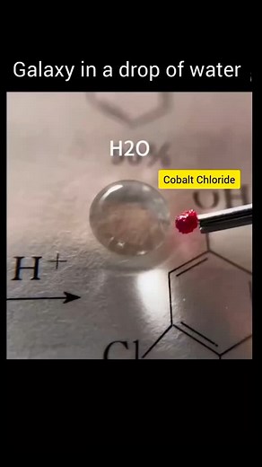 2.8K views · 10K reactions | Very beautiful reaction of cobalt chloride with sodium hydroxide. A representation of a droplet from a galaxy with a fascinating chemical reaction. #chemistry #science #galaxy #astronomy #interesting | FactFusion Core | Facebook