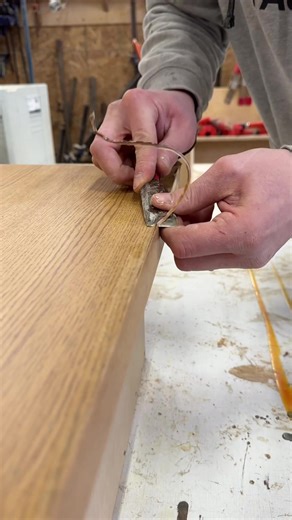 Festool edgebander dose the best when it come to rounded tops! #festool #mimillworks #woodworkingcommunity