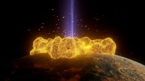 Planets, Collision, Space. Free Stock Video