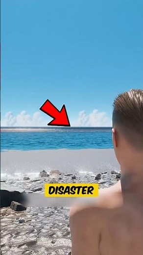 What If the Ocean Suddenly Disappears? 🌊😳 | Tsunami Warning Sign