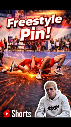 Freestyle Wrestling Pin