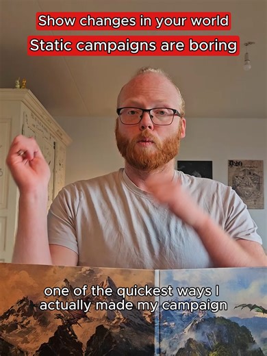 Actually show the changes in your world. That's one of the best DM advice i ever got. Static campaigns and worlds kills tension, but showing the changes actually shows urgency and creates the feeling stuff is happening in your DnD campaign. Hope it helped.