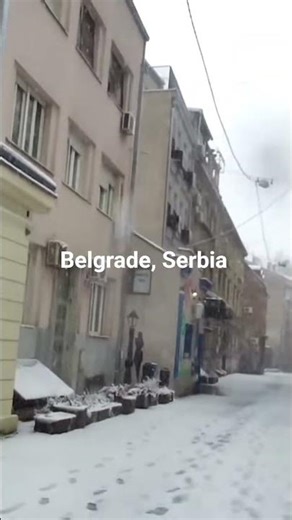 Снежни Београд, РС. #travel #belgradeserbia #skadarlija #snowfall