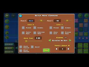 How to use the move trigger in geometry dash
