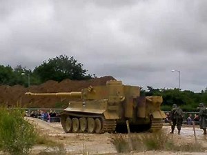 Tiger Tank in the reenactment "Battle of Normandy " ティーガーⅠボービントン