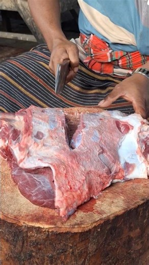 Amazing beef meat processing skills cutting