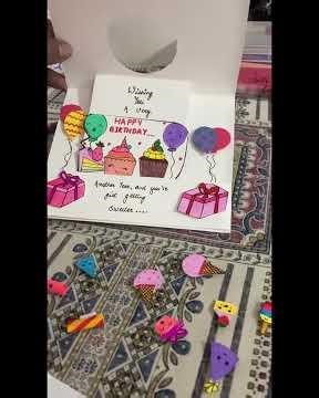 Open this & smile guaranteed #popupcard #birthdaysurprise #miniart #AestheticArt #cutecard #shorts