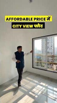 Mira Road 1BHK फ्लैट For Sale | City + Mountain 🏔️ View #ytshorts #realestate