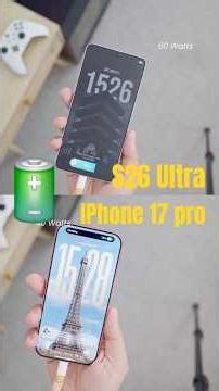 Who Wins Battery Life? S26 Ultra or iPhone 17 Pro