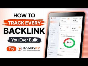 RankyFy Backlink Tracker | AI SEO Link Building Tool — Track & Manage Backlinks from One Dashboard