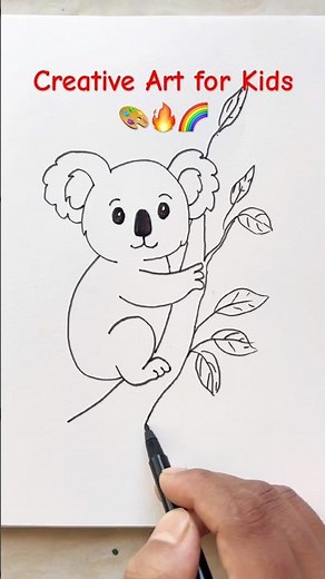 Cute Panda Easy Drawing for kids 🐼| Step by Step Art #DrawingForKids #EasyDrawing #KidsArt