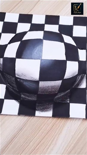 🎨 Amazing 3D Optical Illusion Drawing | Pencil Trick