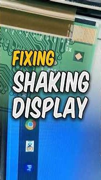 Fixing the monitor display issue. #monitorrepair #repair #computer