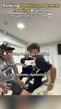 Ranking Dominican Parents Reading Brainrot#brainrot #parents #shorts