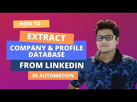 🟢LinkedIn Extract Database | How to Export Data from LinkedIn to Excel File | LinkedIn Data Scraping
