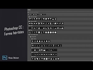 Retrouvez les formes héritées dans Photoshop CC 2022